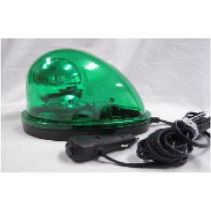 車載型ハイパワーled回転灯 12v 24v兼用 緑 工事看板 用品 安全保安用品の安全市場